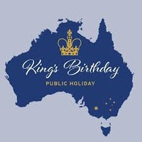 Opening Hours - Kings Birthday Long Weekend