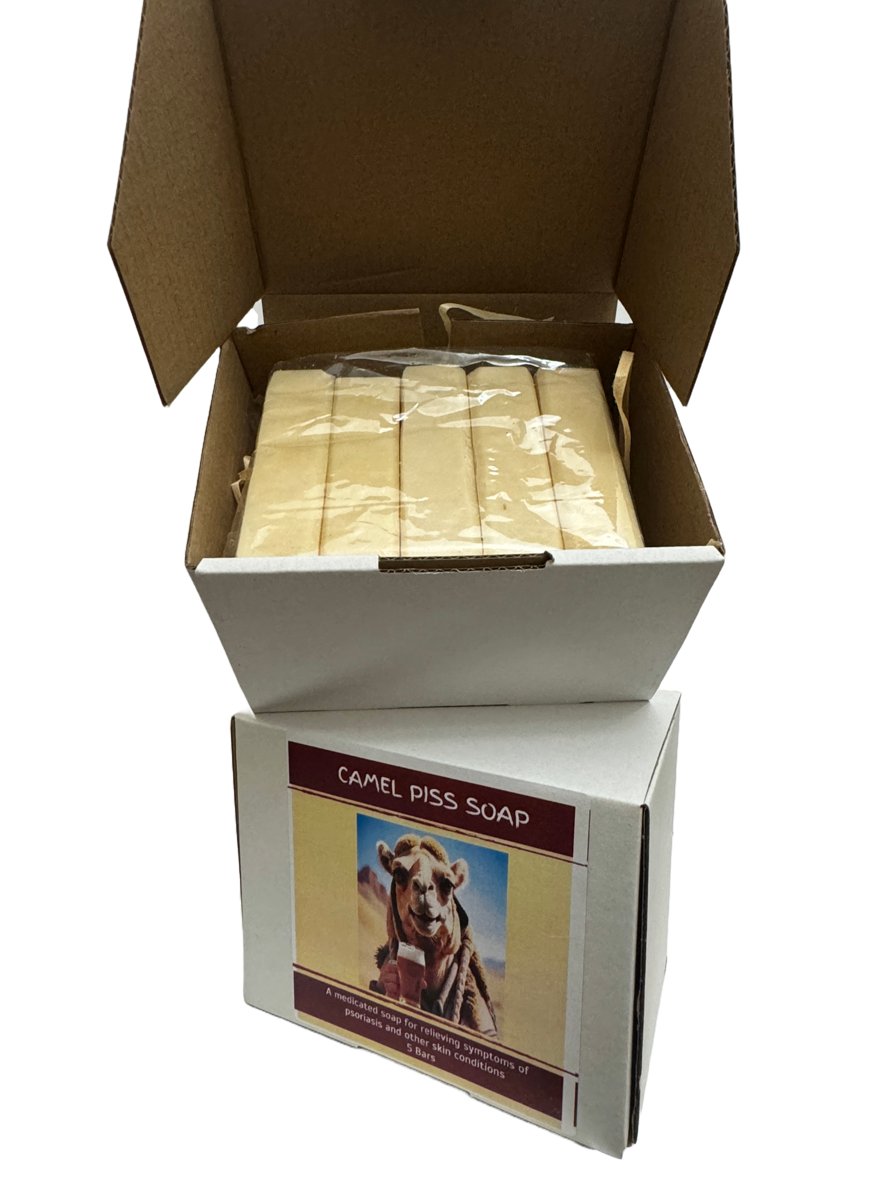 Camel Piss Soap - 4 Bar Pack, Get 5th Bar FREE