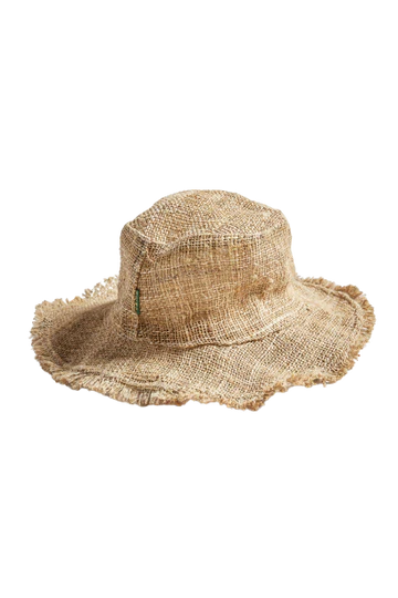 Numbat Hemp Frayed Edge Safari Hat